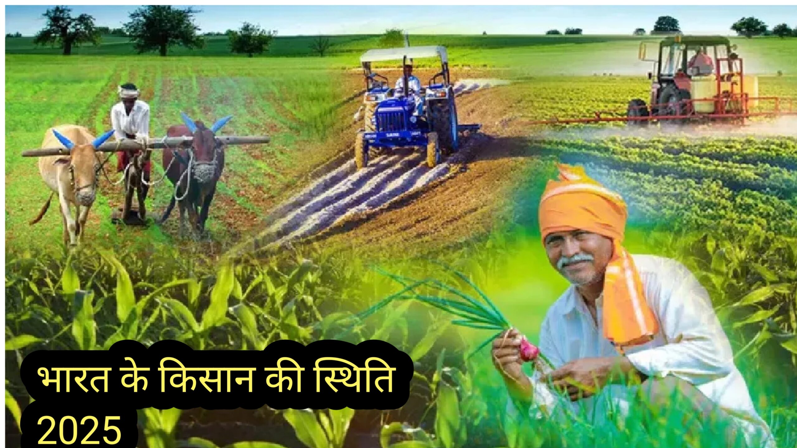Bharat Ke Kisan Ki Vartaman Sthiti 2025