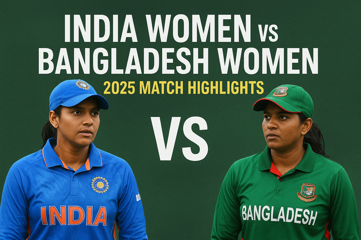 Bangladesh Women vs India Women :2025