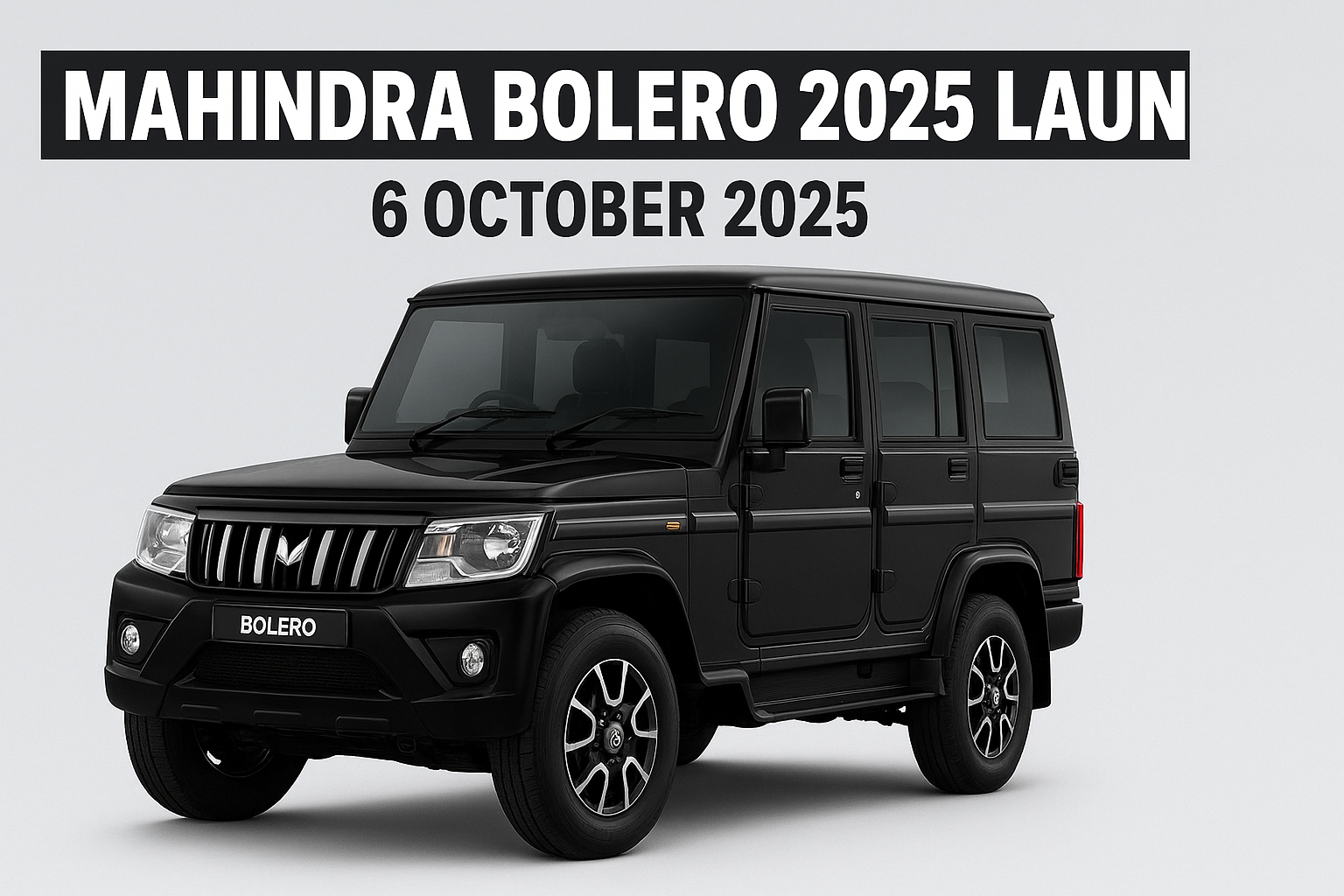 Mahindra Bolero 2025: