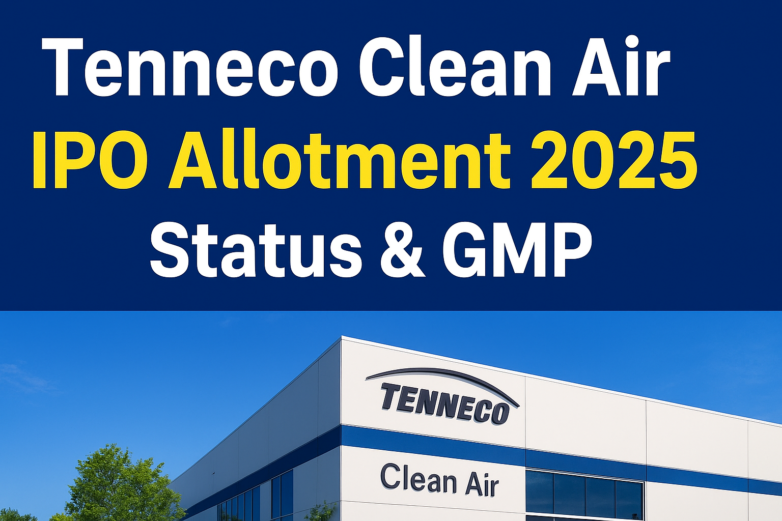Tenneco Clean Air IPO Allotment 2025