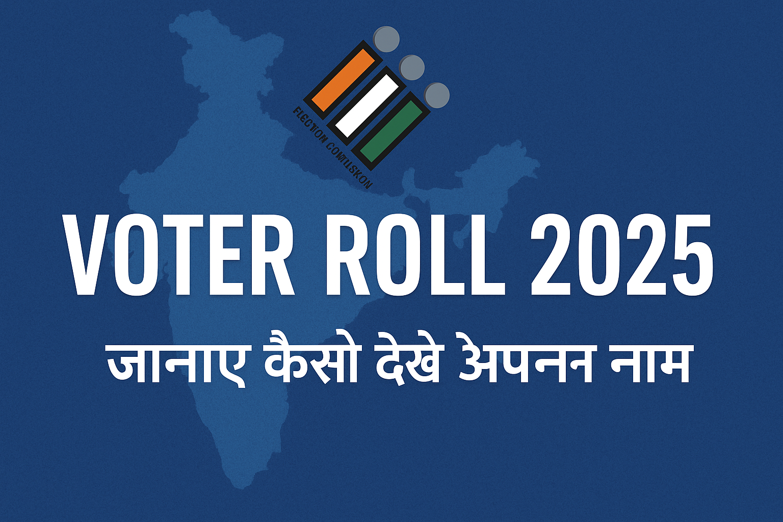 Voter Roll 2025: मतदाता सूची में नाम कैसे देखें