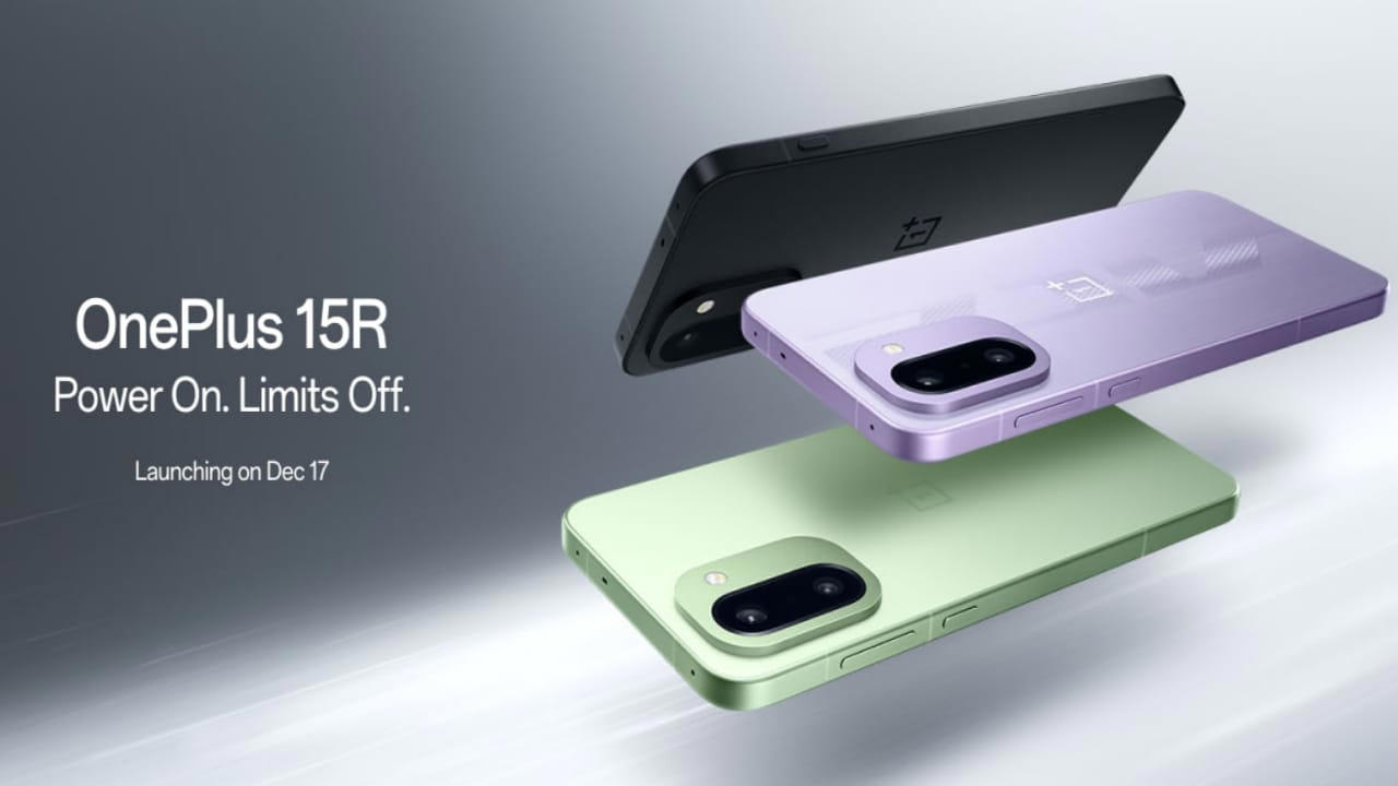 17 दिसंबर को लॉन्च होने वाला OnePlus 15R