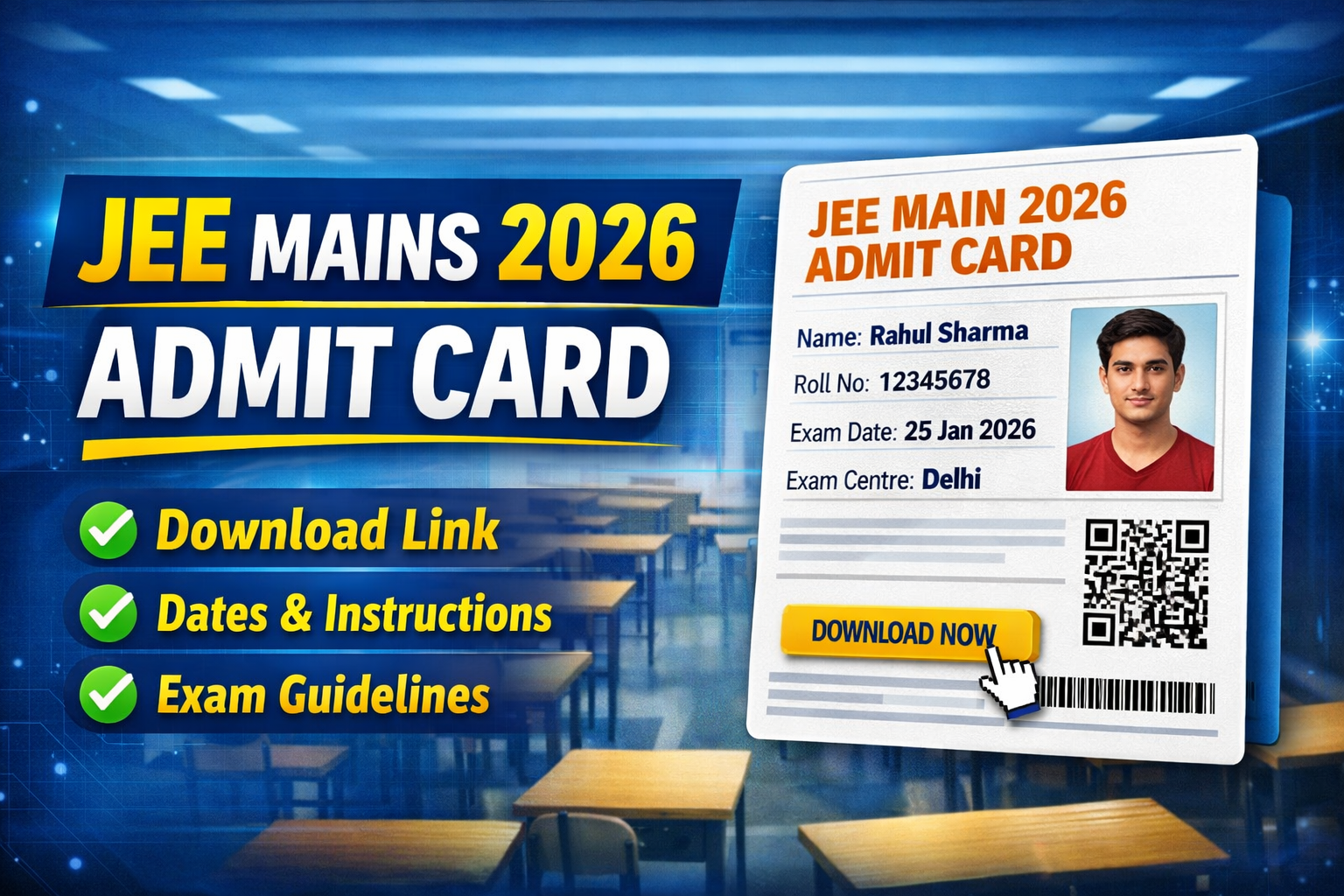 JEE Mains 2026 Admit Card