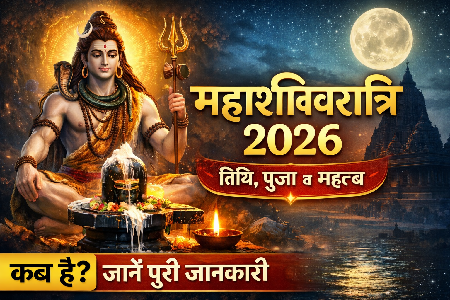 Mahashivratri kab hai 2026